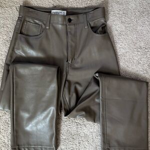 Abercrombie Leather Pants